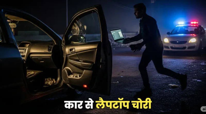 कार से लैपटॉप चोरी, शहर के मोहनपुर रोड में हुई घटना के बाद पीड़ित ने दर्ज करायी FIR 1 20250807 212659
