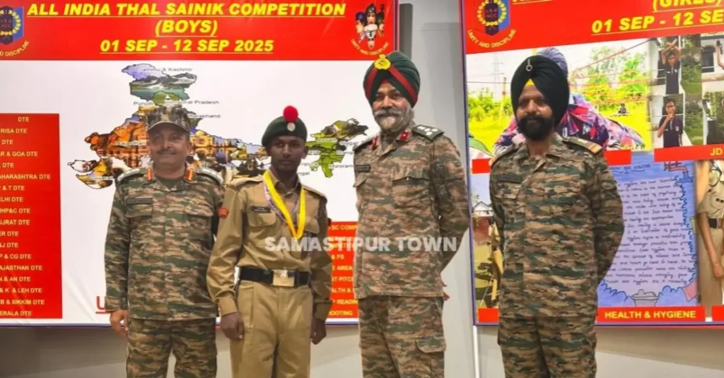 समस्तीपुर के सन्नी ने दिल्ली में NCC कैंप में शूटिंग व क्वीज प्रतियोगिता में मारी बाजी, जिले का बढ़ाया मान 1 20250919 085136