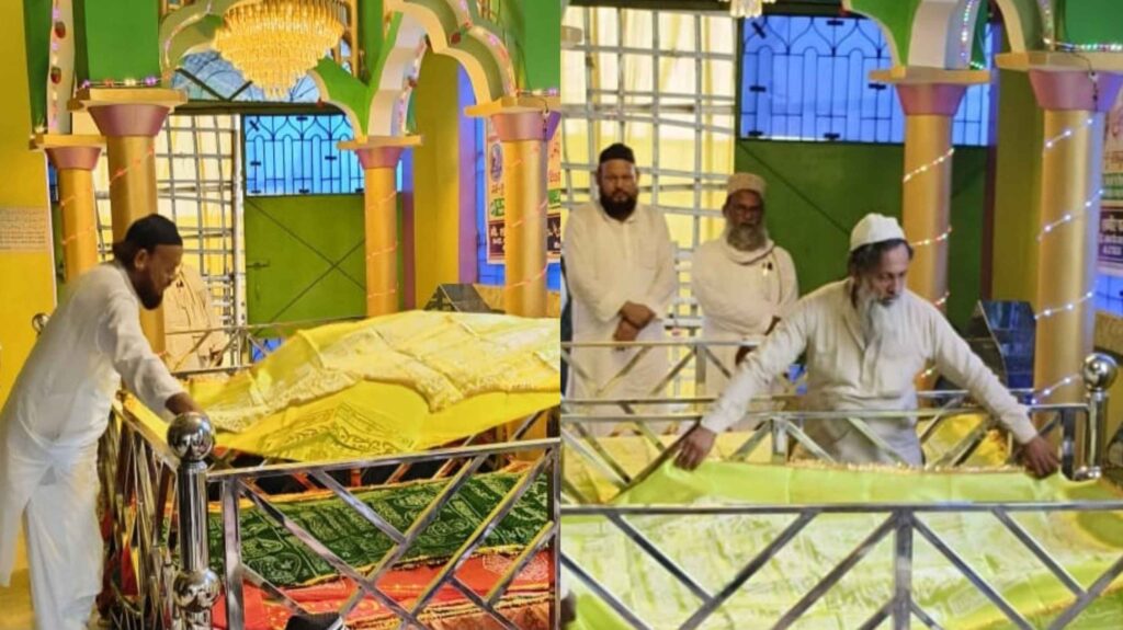 समस्तीपुर : 15 सितंबर तक चलेगा हजरत मखदूम जलालुद्दीन रहमतुल्लाह अलैह का उर्स मेला 1 InCollage 20250914 235029337