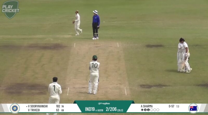 वैभव सूर्यवंशी ने अब यूथ टेस्ट में ठोकी सेंचुरी, ऑस्ट्रेलिया के खिलाफ जड़े 17 चौके-छक्के 1 20251001 123048