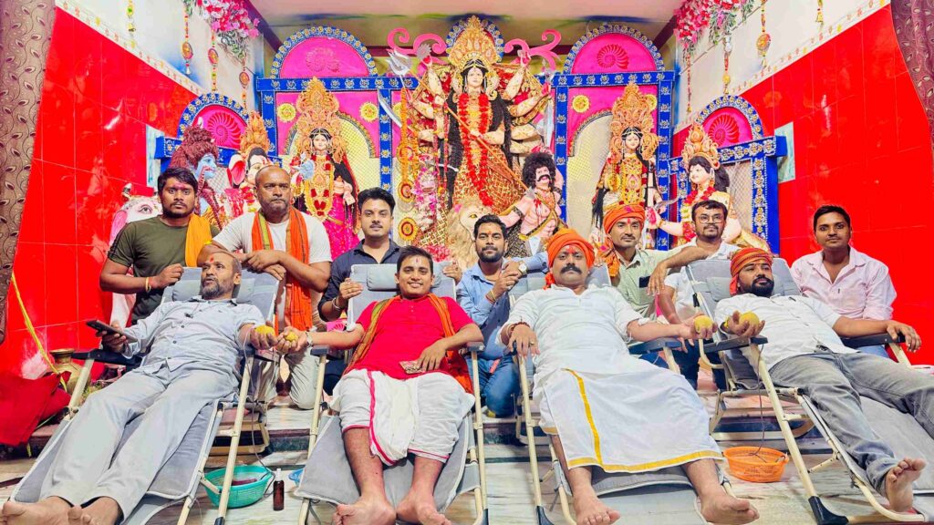 समस्तीपुर में सनातन रक्तदान समूह द्वारा माता के दरबार में आयोजित हुआ रक्तदान शिविर 1 IMG 3094