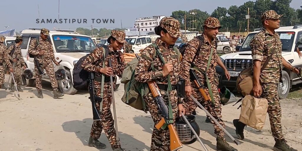 समस्तीपुर के चौक-चौराहों पर रहेगी पुलिस बल की तैनाती, पदाधिकारी भी रहेंगे मौजूद 1 20251105 133254