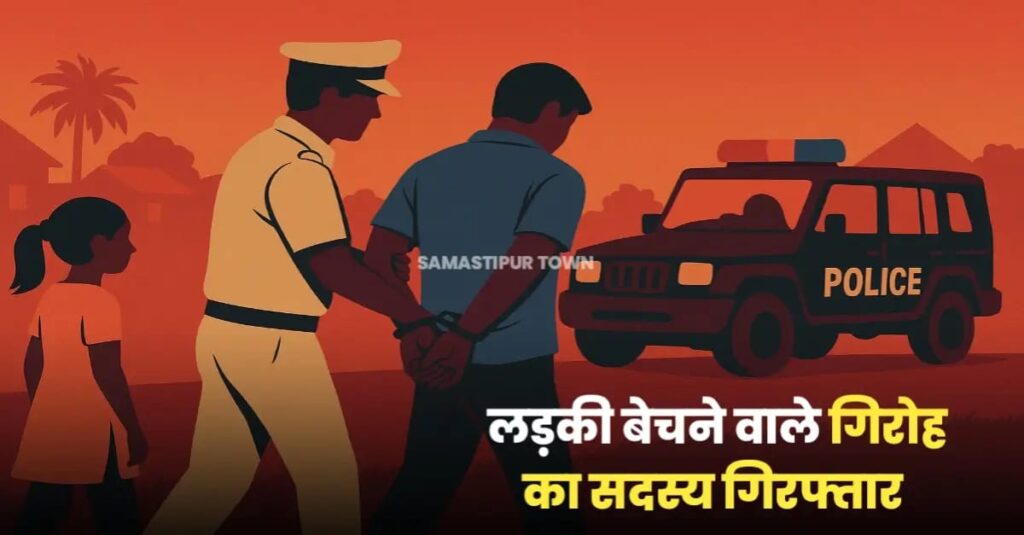 नेपाल में लड़की बेचने बाले गिरोह के फरार तीसरे सदस्य को समस्तीपुर पुलिस ने दरभंगा जिले से दबोचा 1 IMG 20251113 WA0004