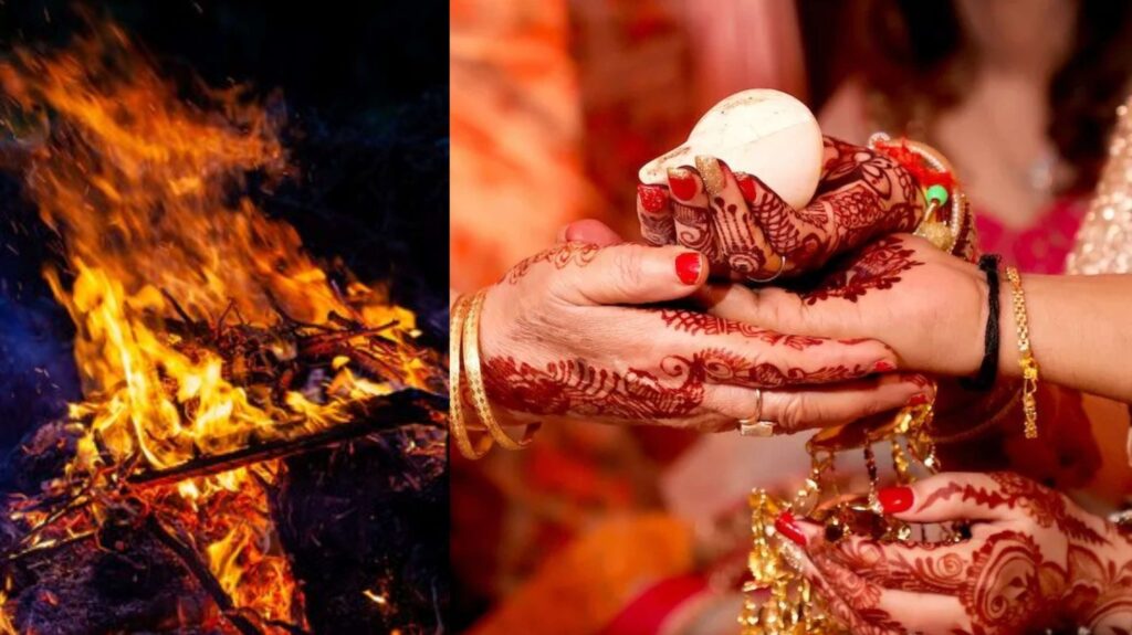 समस्तीपुर : बेटी की शहनाई बजने के पहले उठी पिता की अर्थी, कन्यादान करने का सपना संजोये पिता की अर्थी बेटी के डोली से पहले उठी 1 InCollage 20251113 095012470