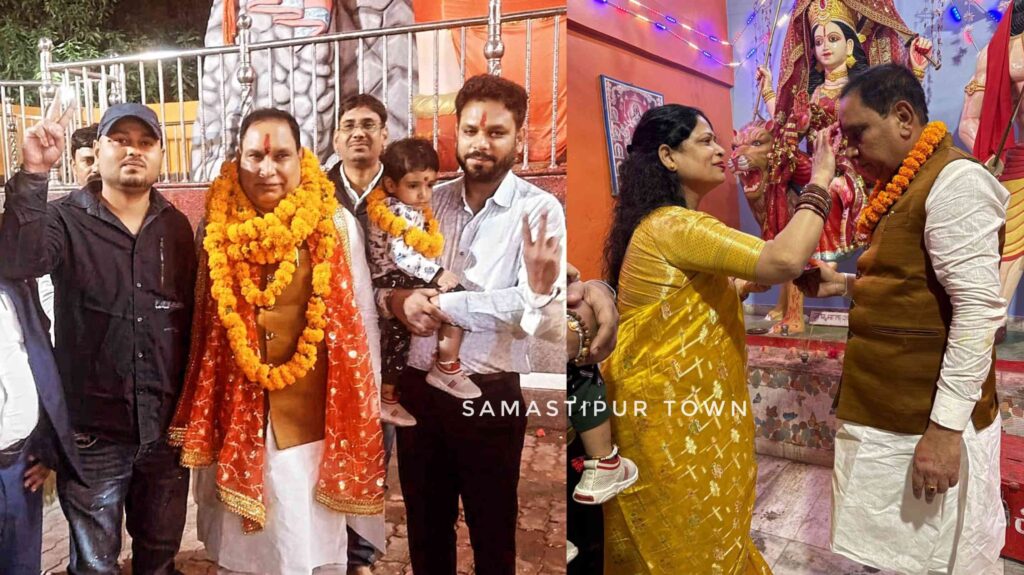 NDA सरकार के विकासात्मक कार्यों के बल पर लगातार तीसरी बार कल्याणपुर से महेश्वर हजारी की हुई जीत 1 InCollage 20251115 085635235