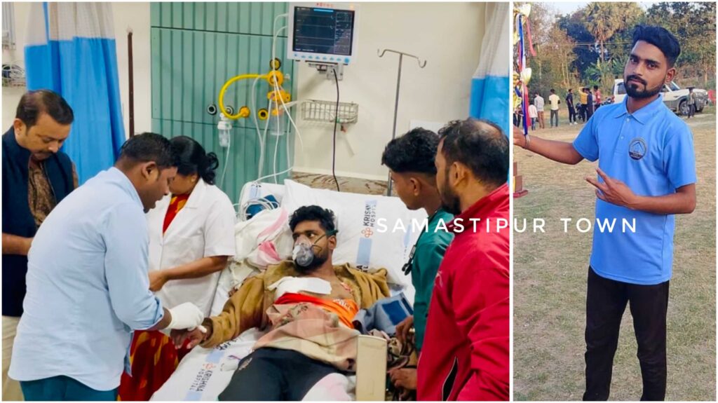विभूतिपुर में सरपंच पुत्र को सीने में बदमाशों ने मारी गोली, नाजुक हालत में अस्पताल में कराया गया भर्ती 1 InCollage 20251119 221245324