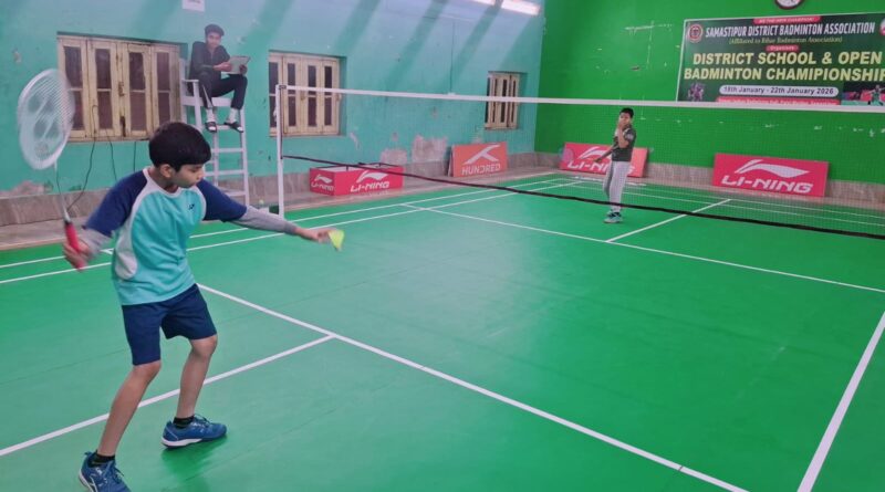 श्रेयस सिंह व परी राज अंडर क्लास-6 के फाइनल में पहुंचे, समस्तीपुर जिला ओपन बैडमिंटन चैंपियनशिप में डीएवी का शानदार प्रदर्शन कायम 1 IMG 20260120 WA0003