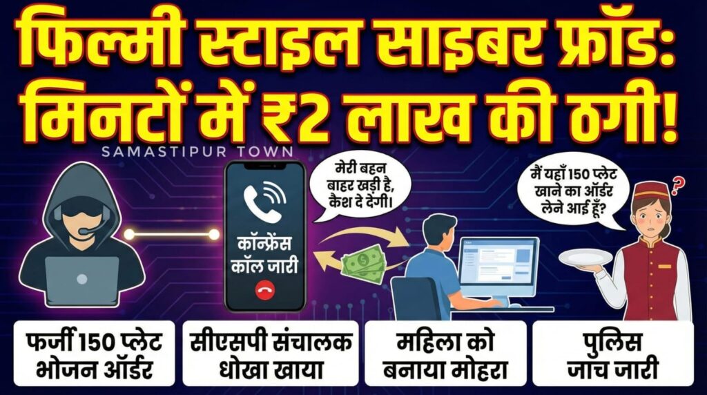 समस्तीपुर शहर में फिल्मी स्टाइल में CSP संचालक से साइबर फ्रॉड, मिनटों में अलग-अलग अकाउंट में कराया 2 लाख ट्रांसफर 1 IMG 20260120 WA0183