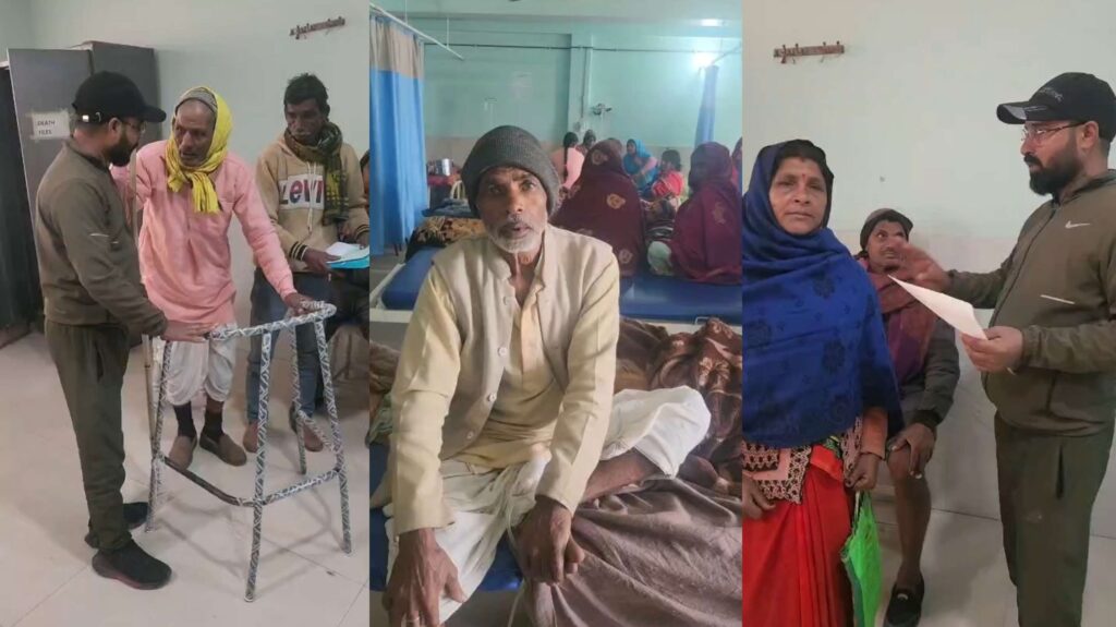 जेल से बाहर आने के बाद फिर समाज की मुख्य धारा से जुड़ लोगों की सेवा में जुटे अमरेश राय 1 InCollage 20260118 162734554