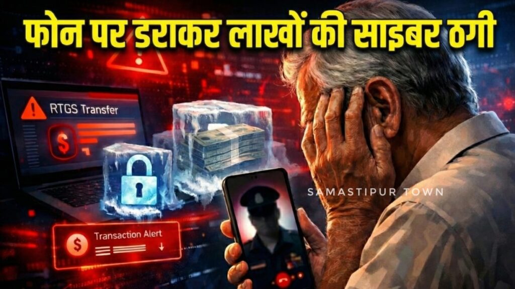 समस्तीपुर में बुजुर्ग को डिजिटल अरेस्ट कर 31.74 लाख की साइबर ठगी; बैंक मैनेजर की तत्परता से बचा रकम, किया गया फ्रिज 1 Picsart 26 01 15 22 42 24 569