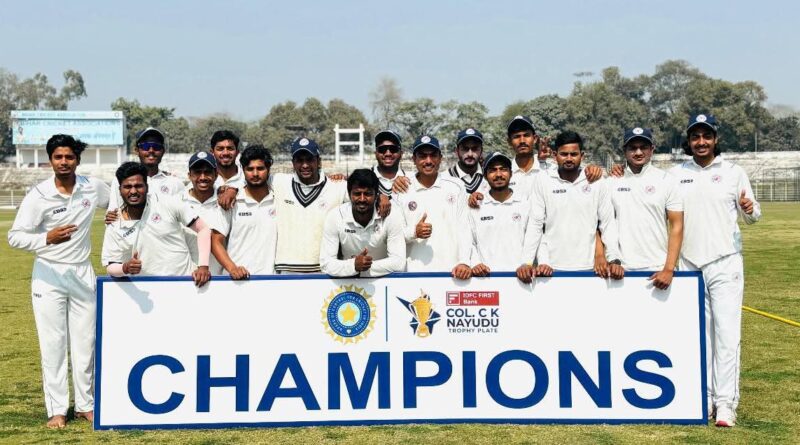 डेब्यू में दोहरा शतक, एक पारी से जीत; कर्नल सीके नायडू ट्रॉफी का खिताब बिहार के नाम 1 FB IMG 1770604465706