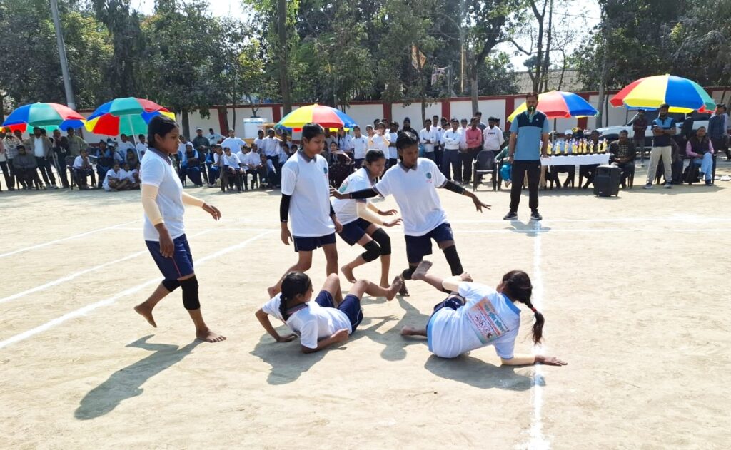 कबड्डी के बालक वर्ग में लगुनियां सूर्यकंठ एवं बालिका वर्ग में हसौली कोठी बनी विजेता 1 IMG 20260214 WA0008