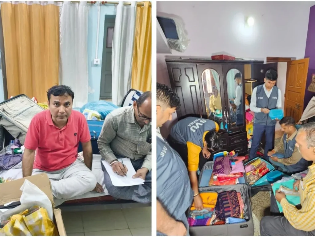 EOU raid at Deputy Development Commissioner sheoha 1774325363774 1774325363902