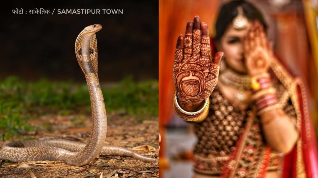 समस्तीपुर : सांप काटने से मृत घोषित युवती की श्मशान में अंतिम संस्कार से पहले लौटी सांस, जल्द ही होने वाली थी शादी 1 InCollage 20260419 094701125