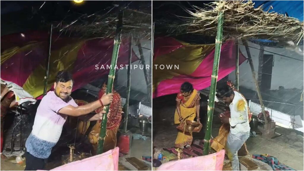 समस्तीपुर में मूसलाधार बारिश के बाद गर्मी से राहत, लेकिन शादी विवाह में व्यवस्थाएं प्रभावित, आज भी हो सकती है बारिश 1 InCollage 20260430 070642234