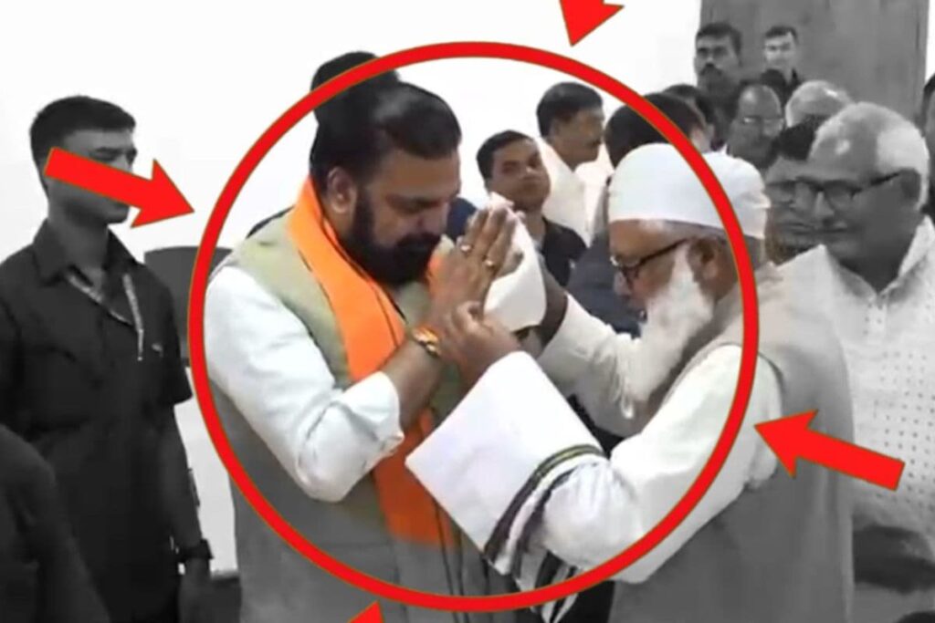मुस्लिम शख्स ने की सम्राट चौधरी को टोपी पहनाने की कोशिश तो ऐसा रहा CM का रिएक्शन, वीडियो वायरल 1 samrat choudhary Bihar CM nishant 1