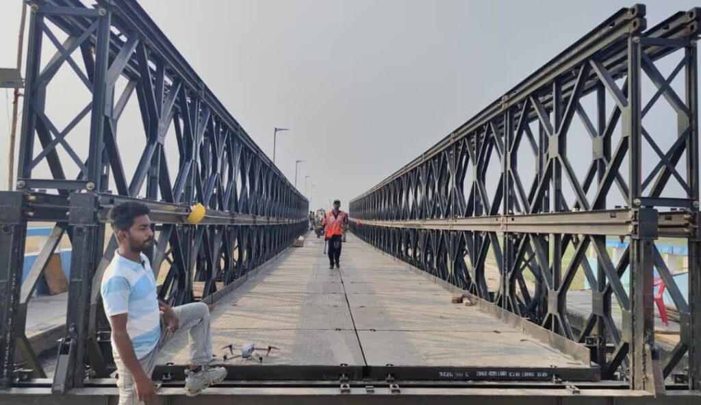 विक्रमशिला पुल पर गाड़ियों के परिचालन की आई डेट, जानिए कितनी स्पीड से चलेंगे वाहन 1 vikramshila bailey bridge