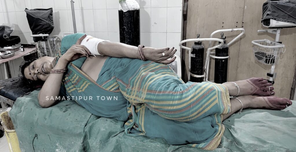 आपसी विवाद में महिला को गोली मारकर किया जख्मी, रोसड़ा से रेफर होकर पहुंची समस्तीपुर सदर अस्पताल 1 IMG 20260606 WA0042