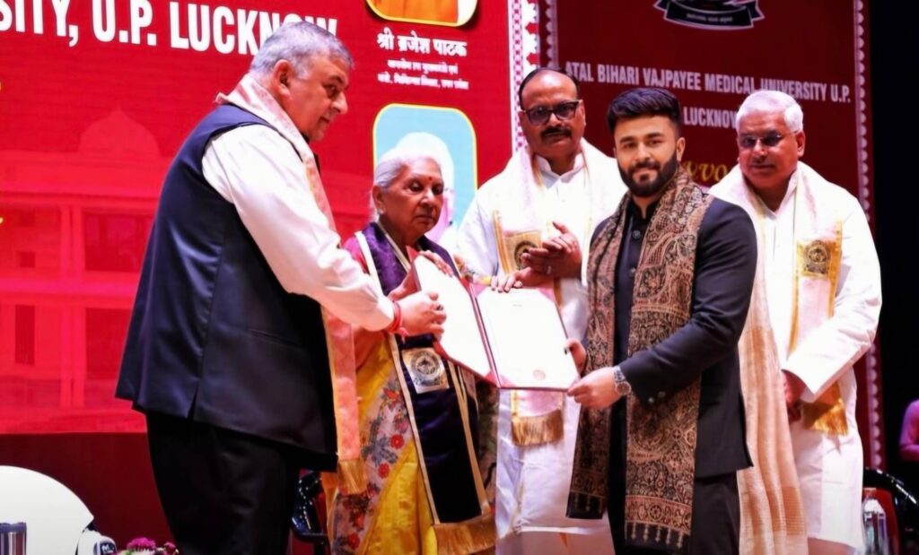 राष्ट्र सेवा और उत्कृष्ट चिकित्सा कार्य के लिए समस्तीपुर के डॉ. शलभ उत्तर प्रदेश में हुए सम्मानित 1 IMG 20260614 WA0286