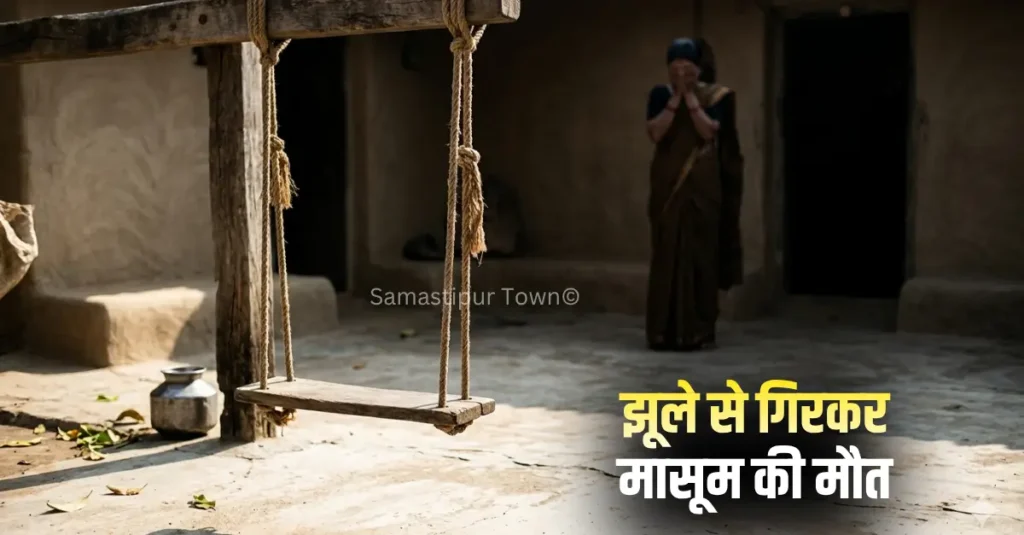 समस्तीपुर : झूले से गिरकर 10 वर्षीय मासूम की मौ'त, परिजनों में मचा कोहराम 1 news 20260608 204652 0000