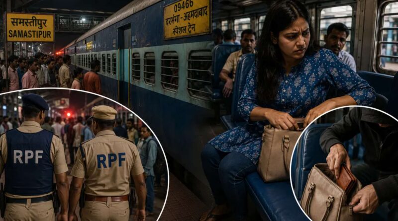 सामान चोरी होने पर महिला ने रुकवाई स्पेशल ट्रेन, एक घंटे तक रूकी रही ट्रेन; लगातार चोरी व छिनतई की घटनाओं के बावजूद कारवाई नहीं कर रही GRP 1 ChatGPT Image Jul 6 2026 08 14 29 PM 1