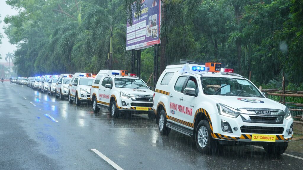 बिहार में हाईवे पेट्रोलिंग को मिली रफ्तार, 58 नए वाहन उतरे; हादसे के बाद गोल्डन आवर में मिलेगी मदद 1 FB IMG 1790437405777