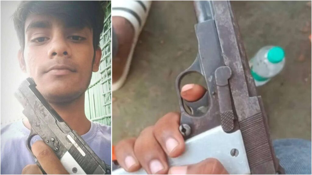 सोशल मीडिया पर हथियार के साथ युवक की तस्वीर वायरल, जान से मारने की धमकी का आरोप, दो-दो बार समस्तीपुर SP के जनता दरबार में पहुंची पीड़िता, जांच के आदेश के बावजूद कार्रवाई नहीं 1 InCollage 20260904 210744768