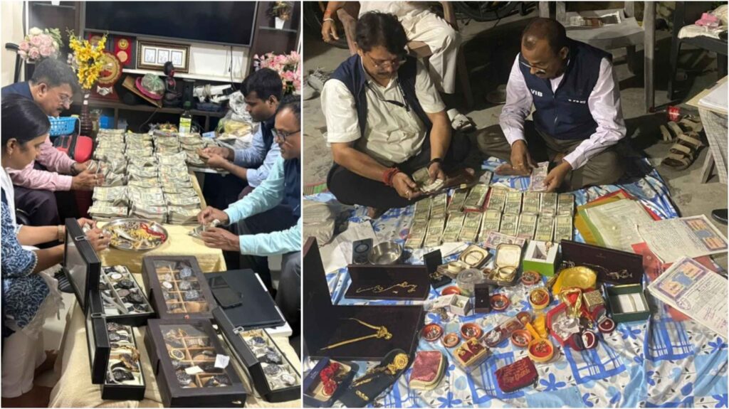 पटना में ADM के ठिकानों पर विजिलेंस का छापा, 70 लाख से ज्यादा कैश, 80 लाख के जेवर और 40 विदेशी घड़ियां मिलीं; समस्तीपुर सदर SDM भी रह चुके हैं RK दिवाकर 1 InCollage 20260928 230331660