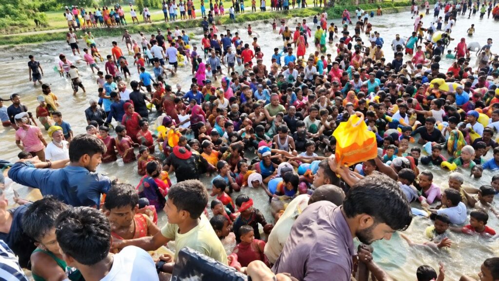 बाढ़ राहत का वायरल वीडियो सरकारी वितरण का नहीं, समस्तीपुर जिला प्रशासन ने कहा- नाव पर भीड़ जुटाकर राहत सामग्री बांटने की होगी जांच 1 file 00000000276c8208b4f0ba7a2b4cba2b
