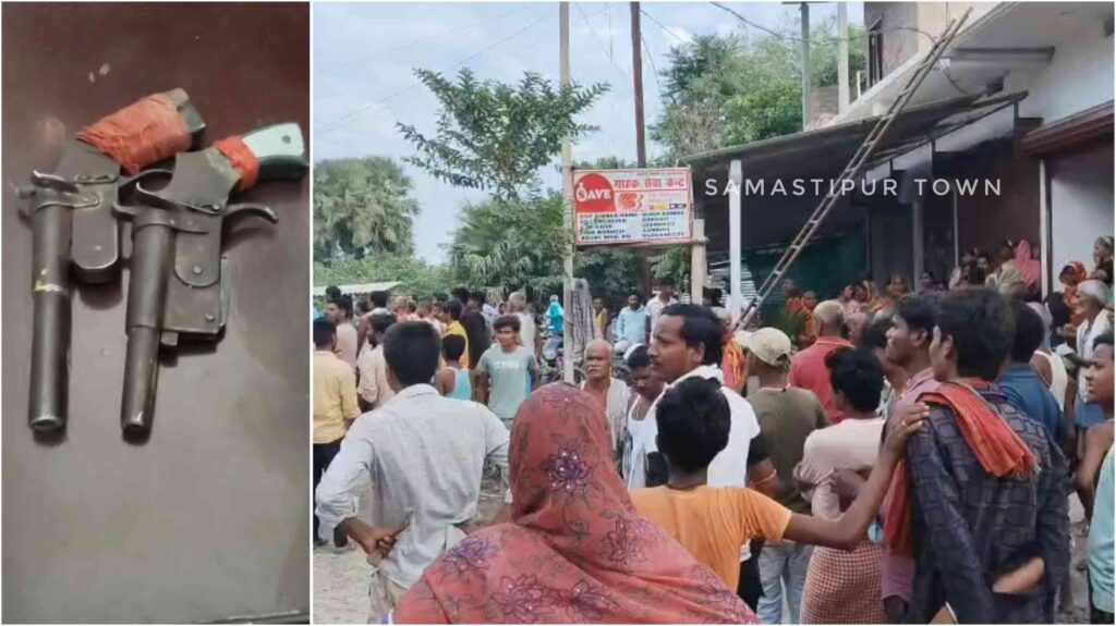 विभूतिपुर में CSP से तीन लाख की लूट; गाछी में छीपा एक बदमाश पकड़ा गया; आरोपी पकड़कर को ले जाने के दौरान पुलिस और YouTuber से भी भिड़े आक्रोशित लोग 1 InCollage 20261027 232104352
